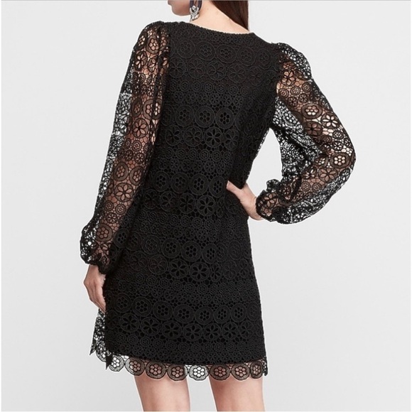 Express Lace Crochet Dress NWT - Picture 2 of 5
